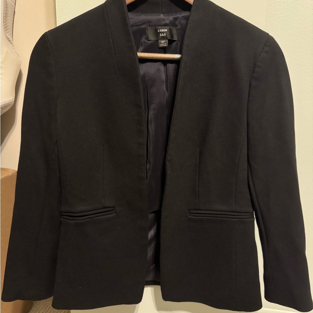 J. Crew 365 Women's Classic Black Blazer - Picture 3 of 4